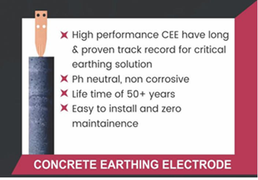Concrete Earthing Electrode