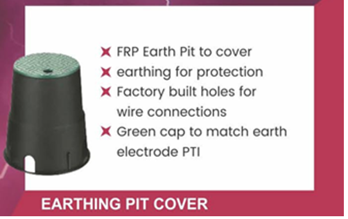 Earthing Pit Covers (FRP & Poly plastic)