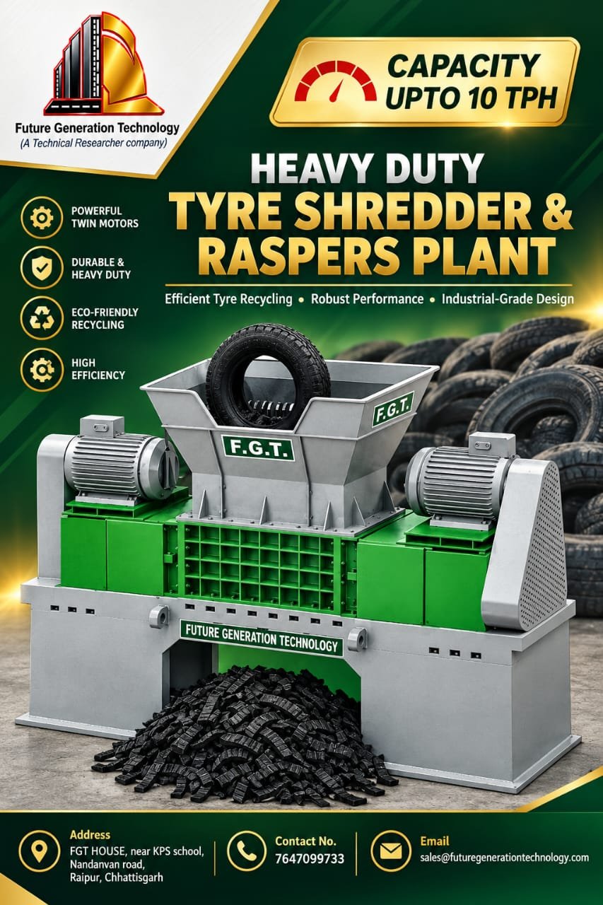 Tyre Shredder & Raspers – Heavy Duty