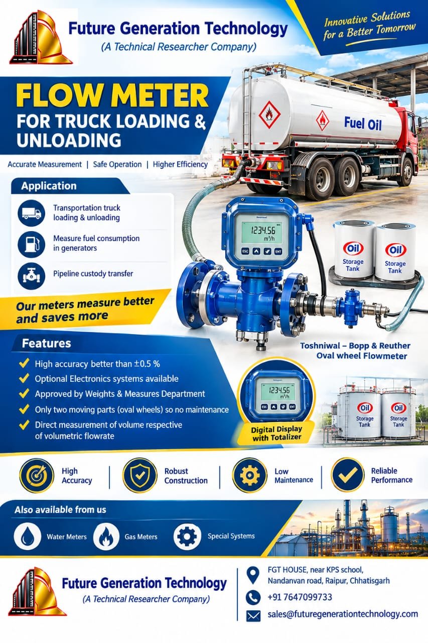 Flow Meter For Truck Loading & Unloading