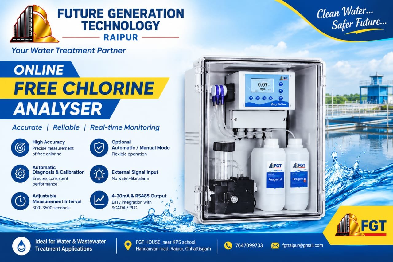 On Line Chlorine Analyser